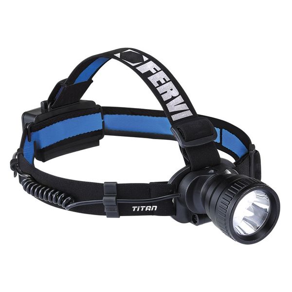 Đèn pin đội đầu FERVI 0493/2, LED sáng 120 LM, ø75x45x45mm