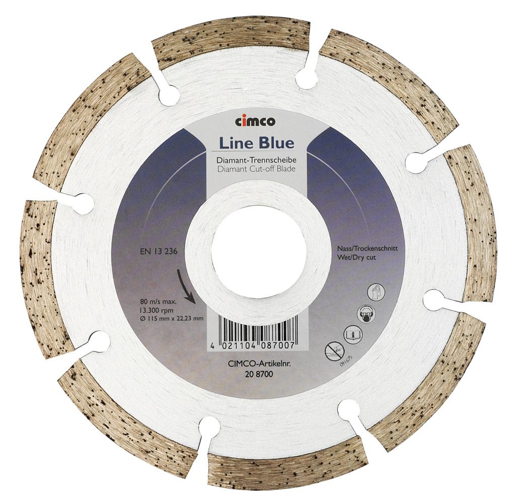 Đĩa cắt DIAMANT LINE BLUE, Ø 115 mm thumbnail 2