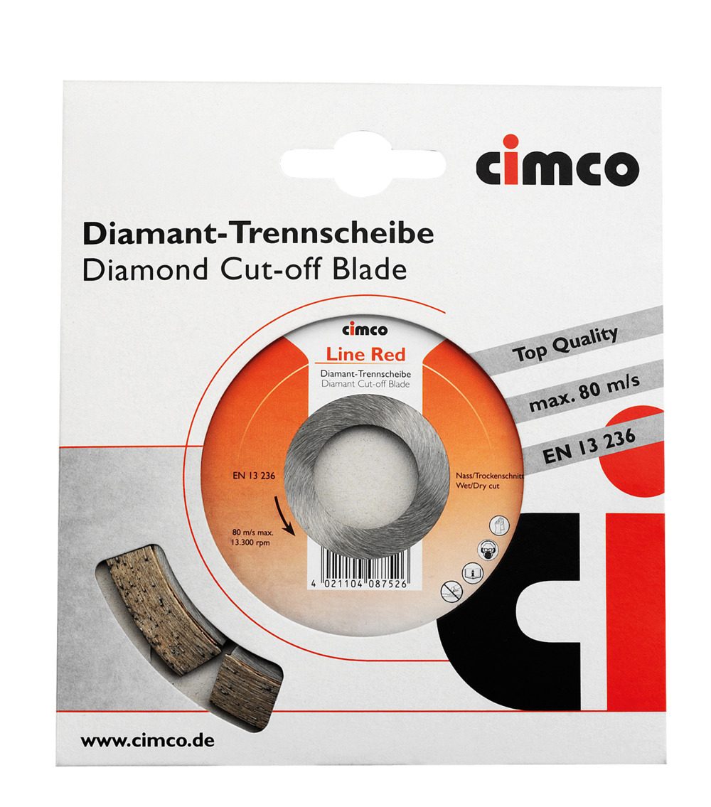 Đĩa cắt DIAMANT LINE RED, Ø 140 mm