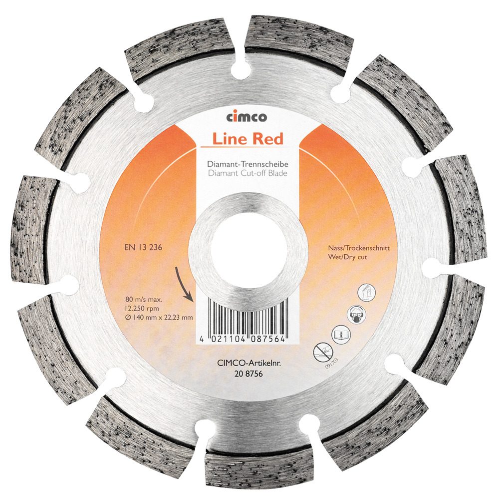 Đĩa cắt DIAMANT LINE RED, Ø 140 mm thumbnail 2