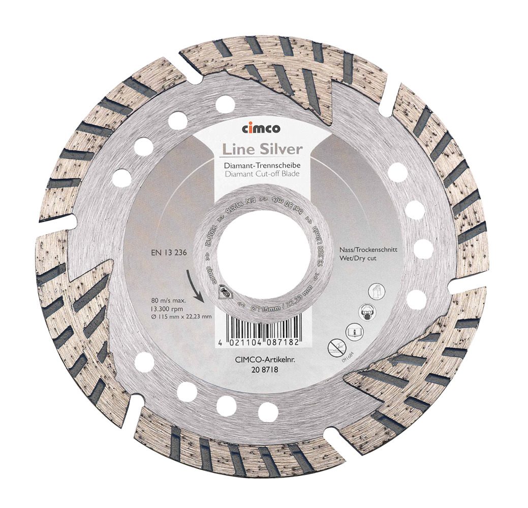 Đĩa cắt DIAMOND LINE SILVER, Ø 115 mm thumbnail 2
