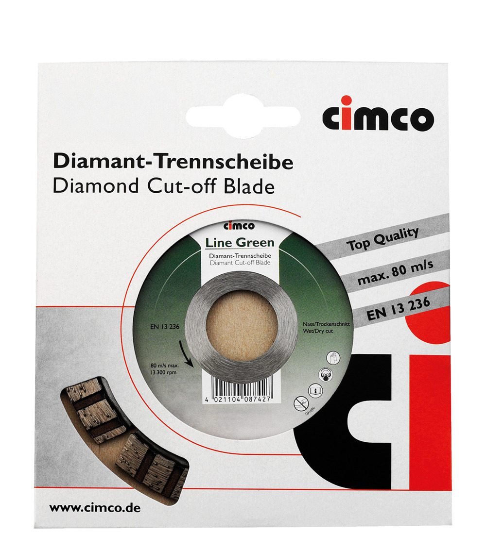 Đĩa cắt DIAMOND LINE GREEN, Ø 115 mm