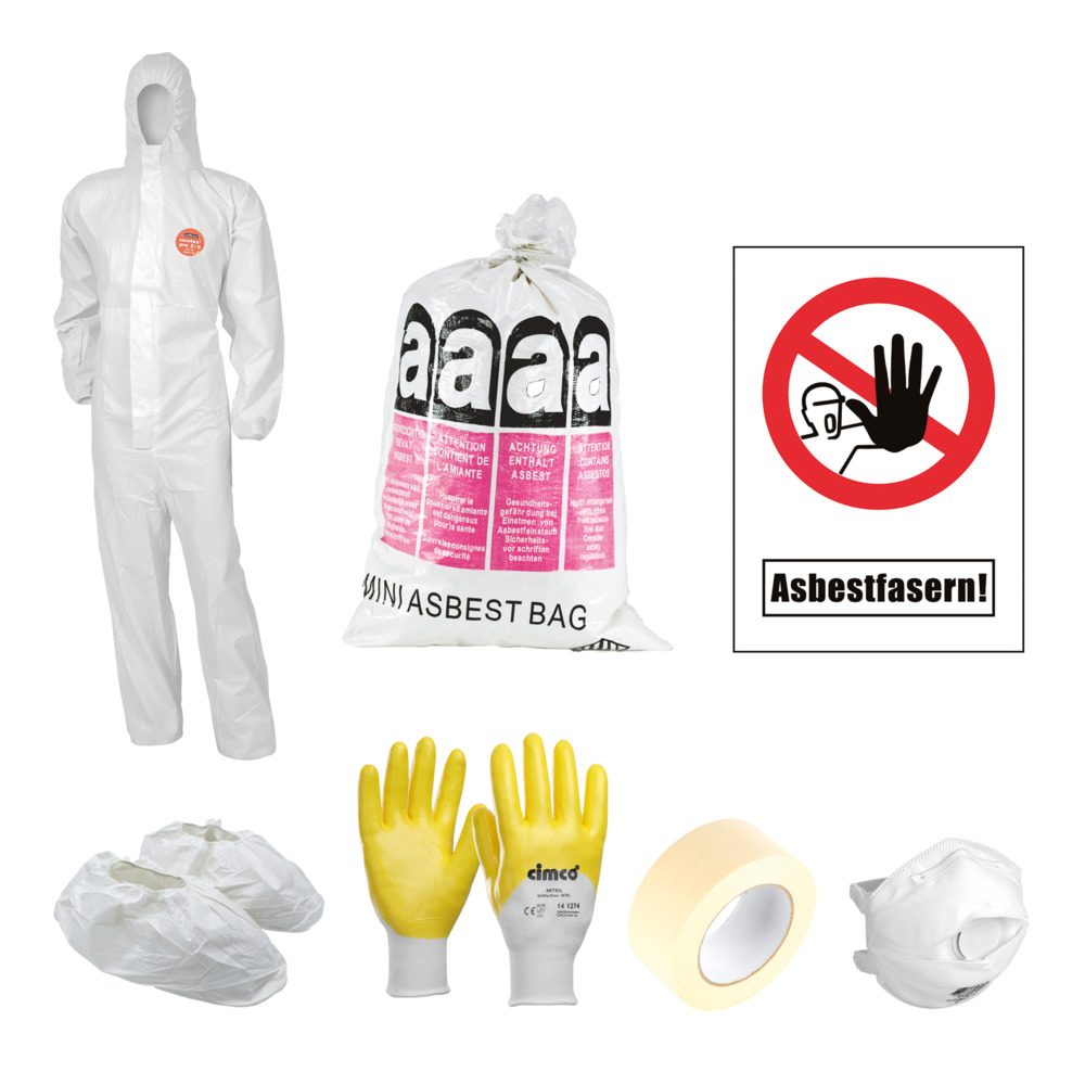 Bộ đồ bảo hộ amiang dễ dàng XL, dùng một lần