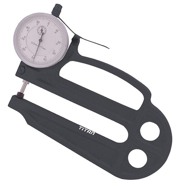 Đồng hồ đo độ dày FERVI M055/120, thang đo 10mm, giá trị đọc 0.01mm