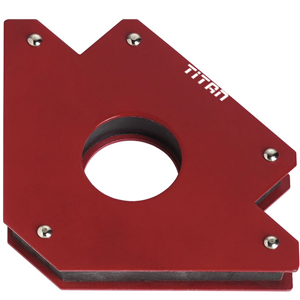 Kẹp hàn hình mũi tên FERVI S057/125, có từ tính, lực từ 340 N