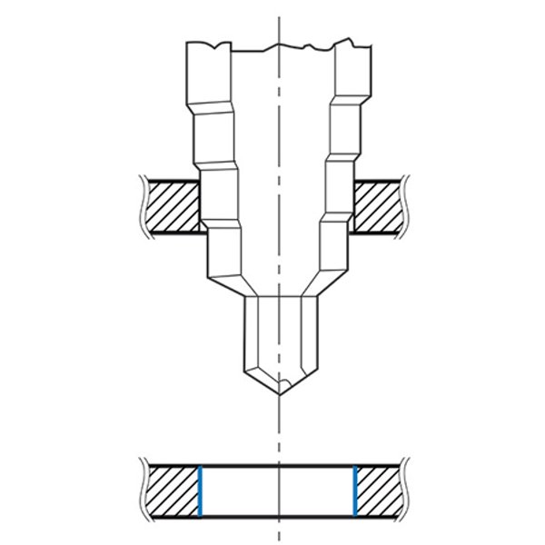 Bộ mũi khoan tháp FERVI F430 gồm 3 chi tiết, Ø4-30mm, chuôi trụ thumbnail 2