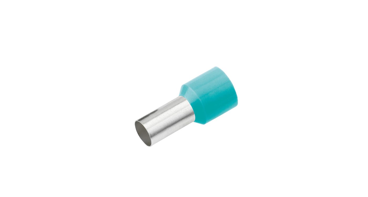Ferrule cách điện 0.34 mm²/6 mm, FR 2, ngọc lam