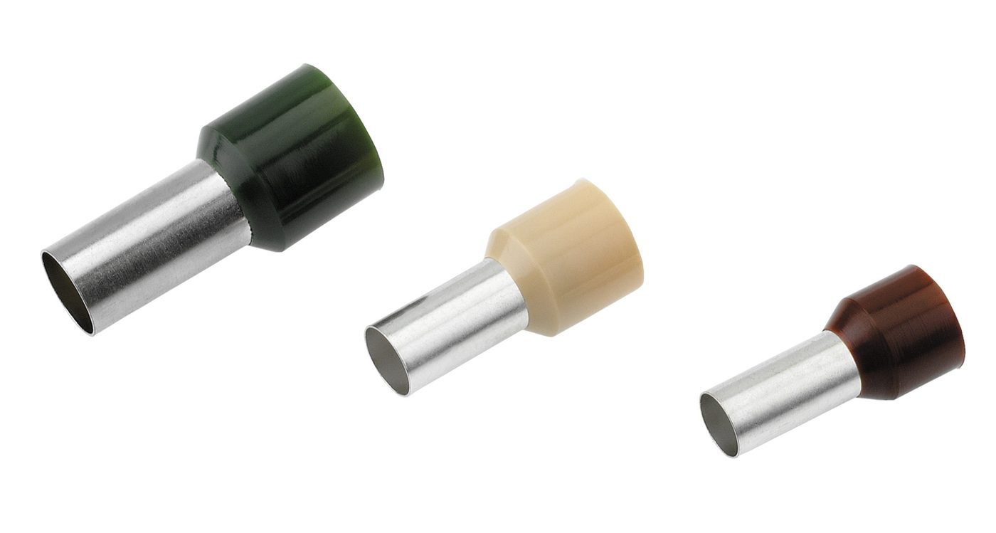 Ferrule cách điện 25 mm²/22 mm, FR 2, nâu