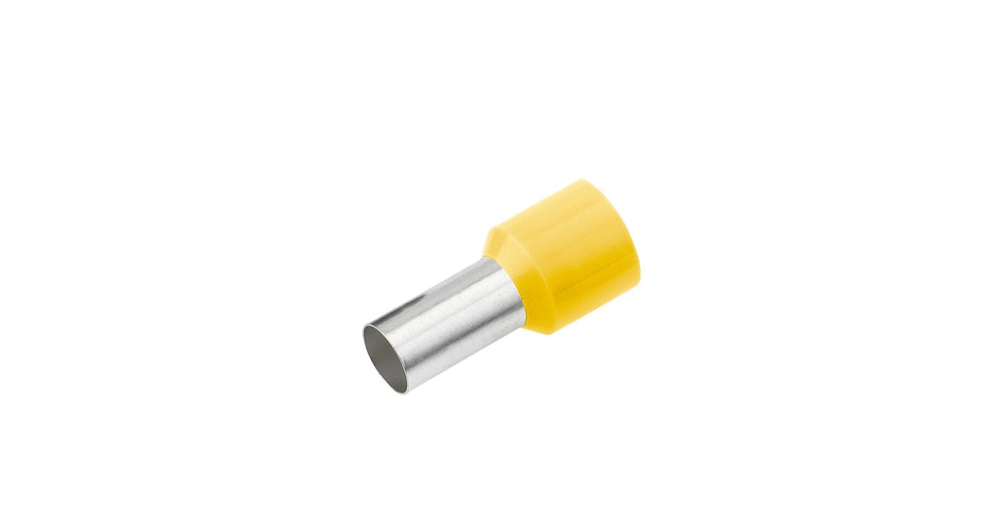 Ferrule đầu dây cách điện, tiết diện 1.0 mm², chiều dài ferrule 12 mm, 100 cái