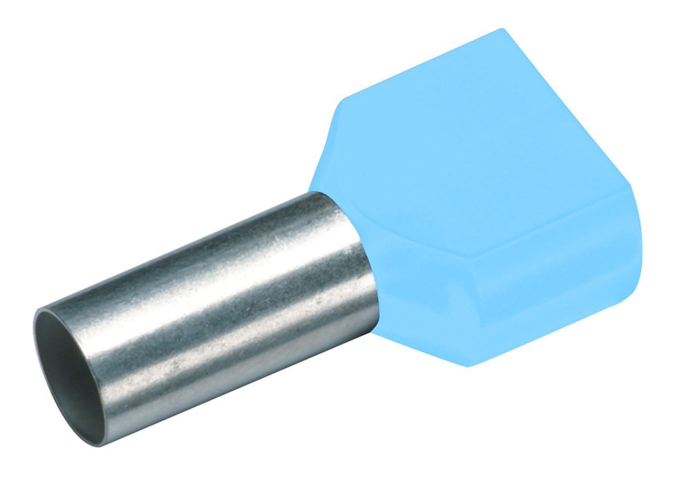 Ferrule đầu dây đôi 2 x 0.25 mm²/8 mm, FR DIN, xanh nhạt