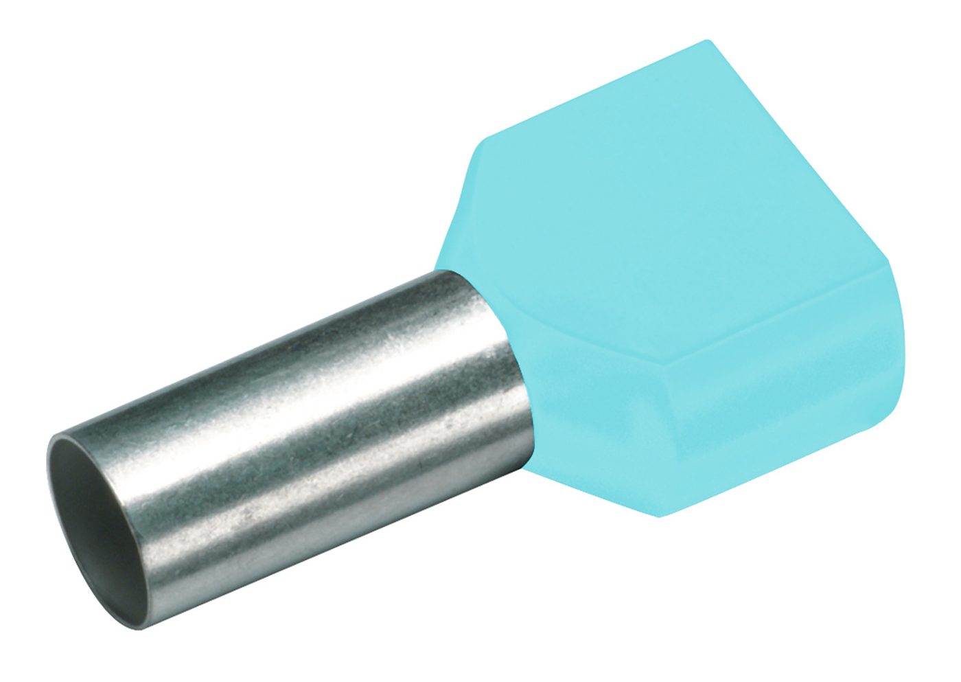 Ferrule dây đôi 2 x 0.34 mm²/8 mm, FR 1, ngọc lam