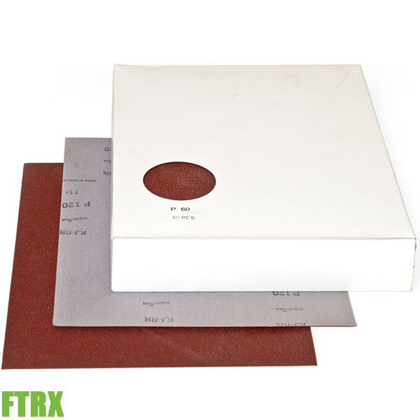 Giấy nhám vải FTRx, hạt mài Nhôm Ôxít 230 x 280 mm, 40-600 hạt FERVI Italia