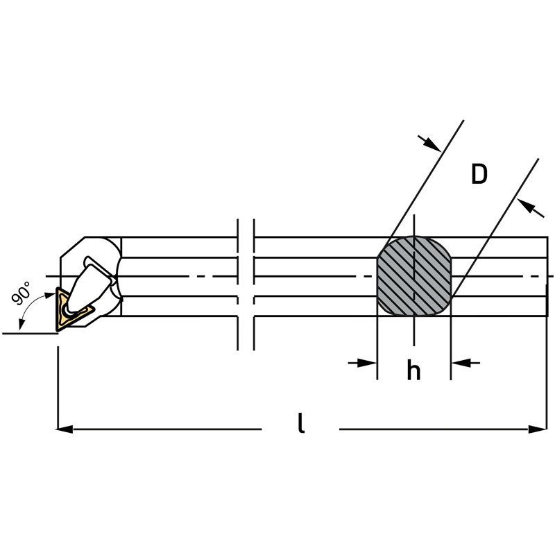 INTERNAL TOOL HOLDER WITH INSERTS thumbnail 2