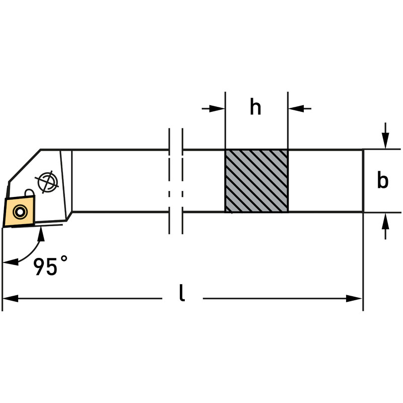 EXTERNAL TOOL HOLDER WITH INSERTS thumbnail 2