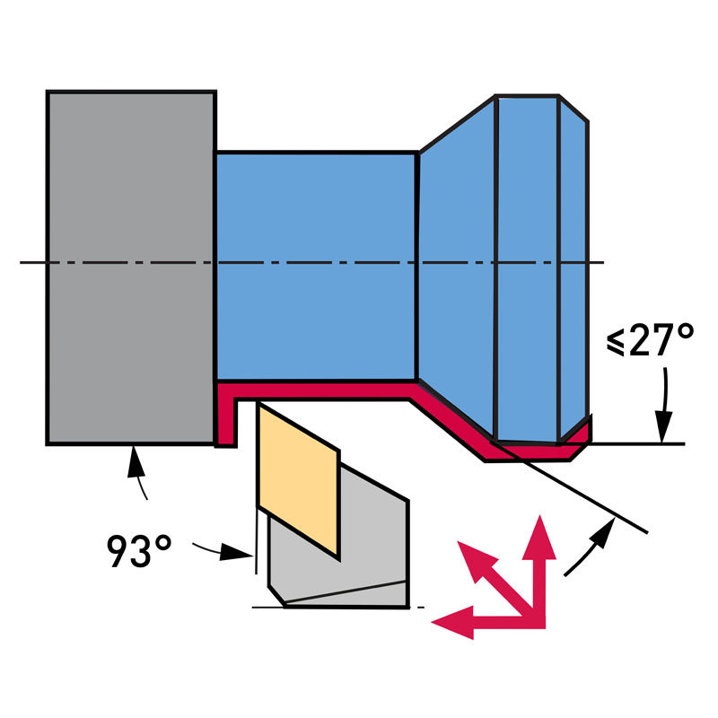EXTERNAL TOOL HOLDER WITH INSERTS thumbnail 3