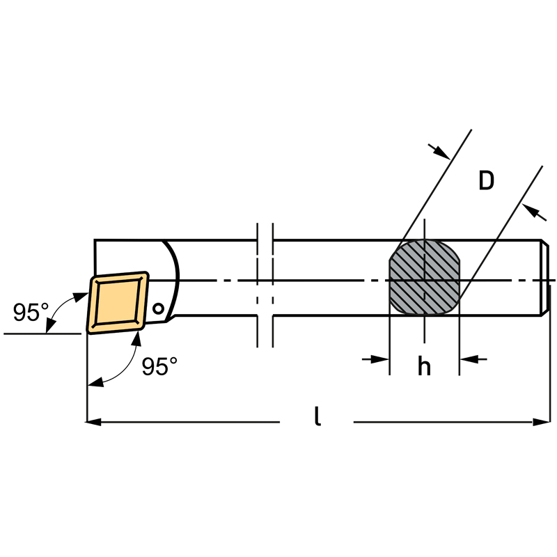 INTERNAL TOOL HOLDER WITH INSERTS thumbnail 2