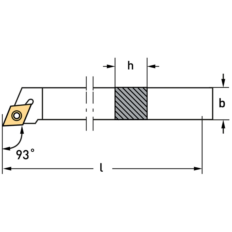 EXTERNAL TOOL HOLDER WITH INSERTS thumbnail 2