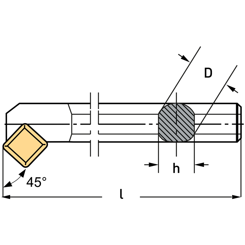 INTERNAL TOOL HOLDER WITH INSERTS thumbnail 2