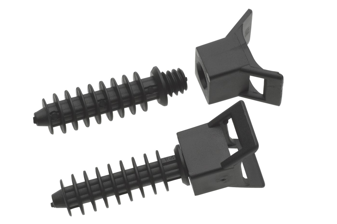 Giá treo dây buộc cáp gắn tường, 100 cái