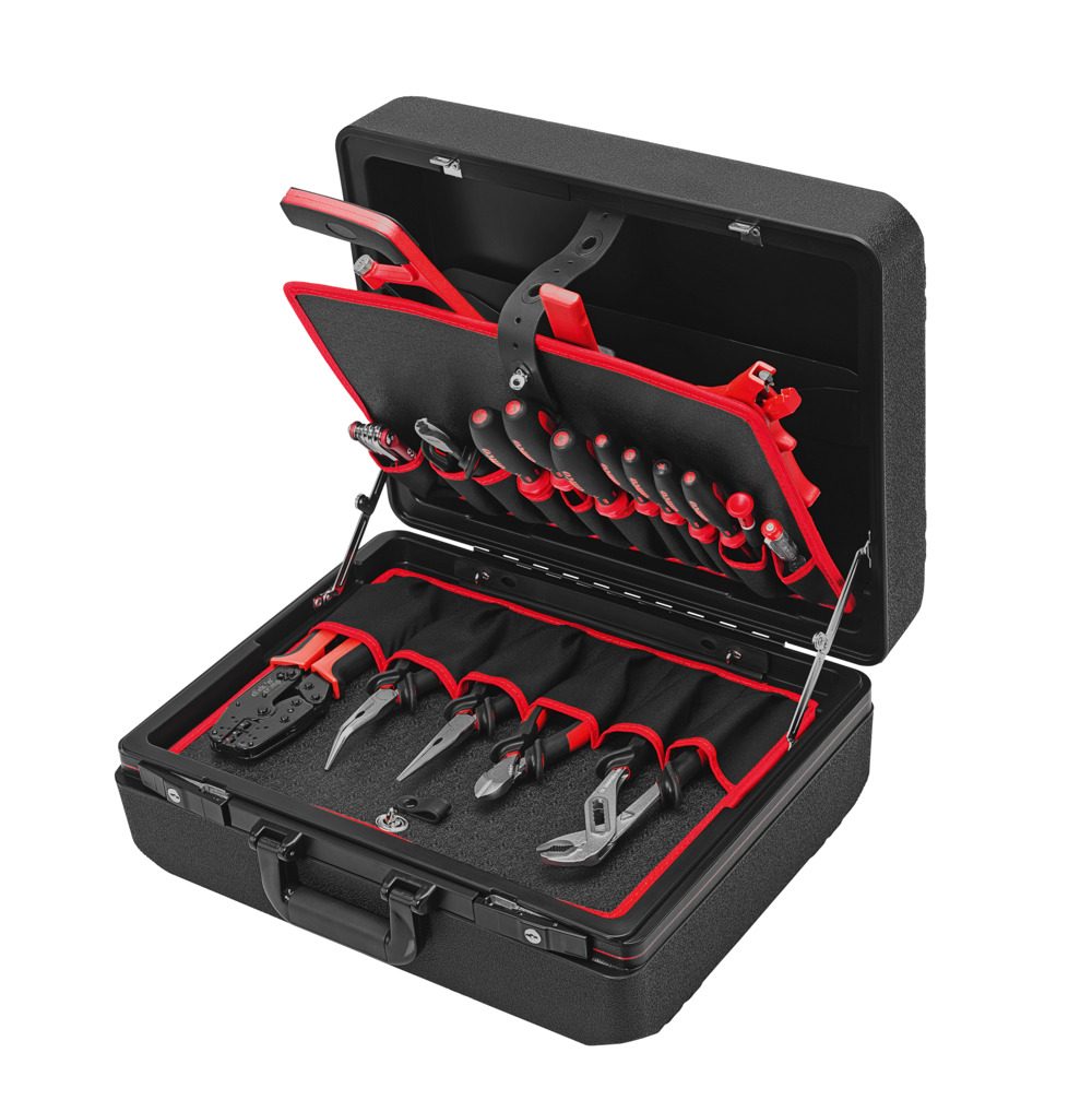 Vali dụng cụ Bomber "Elektro", trang bị đầy đủ