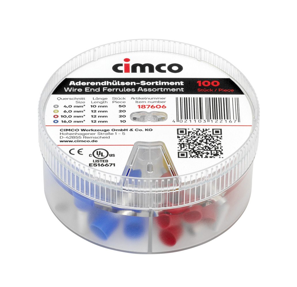 Hộp kẹp ferrule đầu dây, iso FR DIN