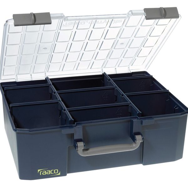 Hộp phân loại với U-profile trên nắp, raaco Carry-Lite 150 - 9