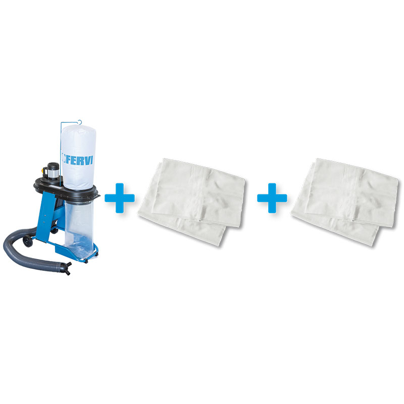 DUST COLLECTOR + FILTER BAG + 10 PC PLASTIC BAG SET