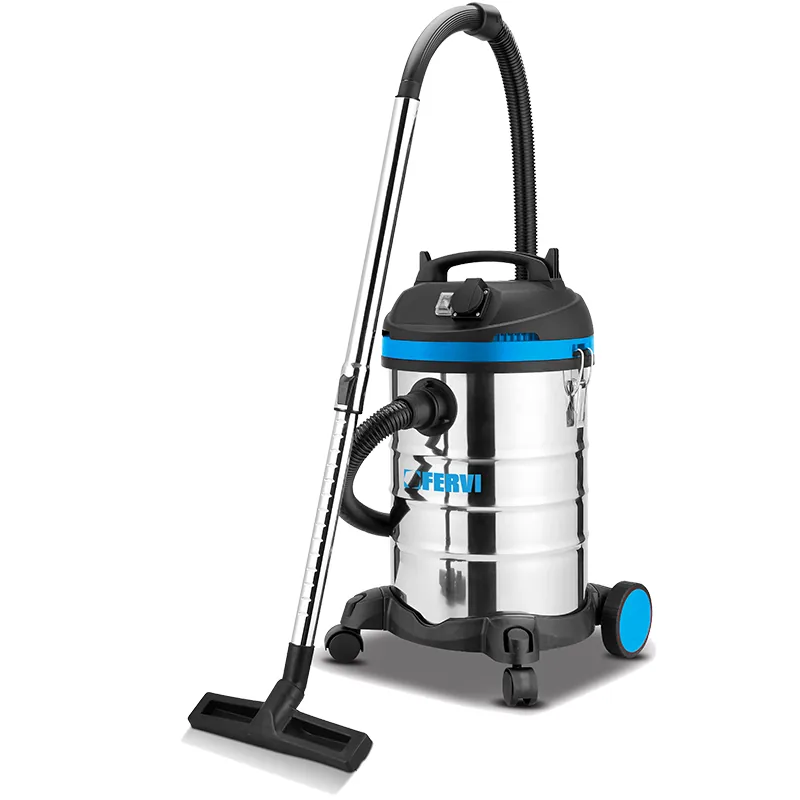 Máy hút bụi khô và ướt FERVI A040-301P, bình 30 L, có ổ cắm