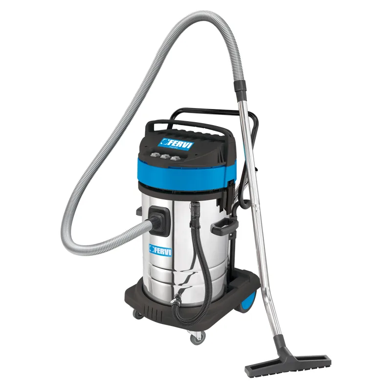 Máy hút bụi khô và ướt FERVI A040-803, bình 80 L, ba động cơ