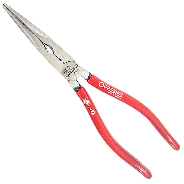 Kềm mỏ nhọn ORBIS 13-2000, cán bọc nhựa cổ điển, sx tại Đức.