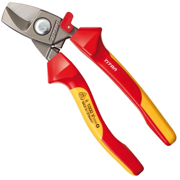 Kéo cắt cáp WITTE 31504 cán cách điện 1000V, VDE dài 180mm