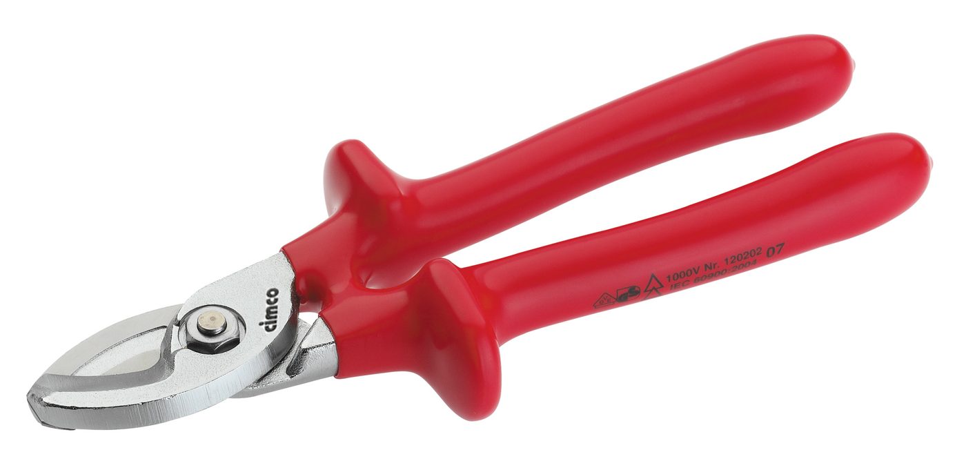 Kéo cắt dây đơn tay 1,000 V VDE, đường kính tối đa 25 mm