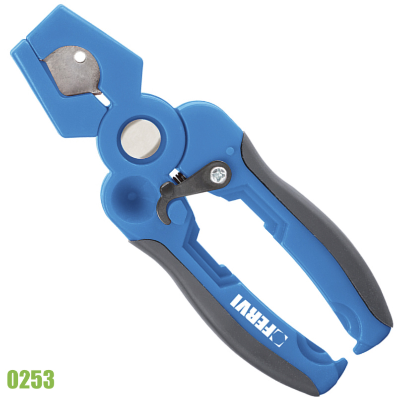 0253 kéo cắt ống nhựa PE, PU, cao su, đường kính tới 19mm