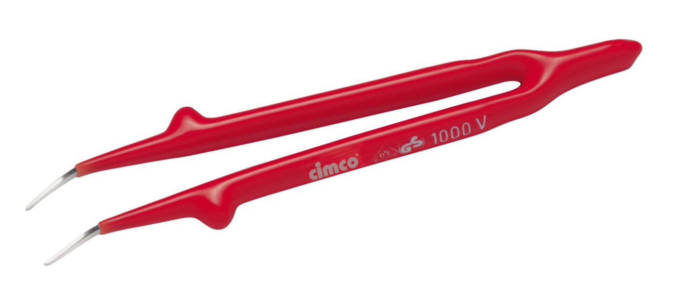 Kẹp 1.000 V, cong, đầu phẳng