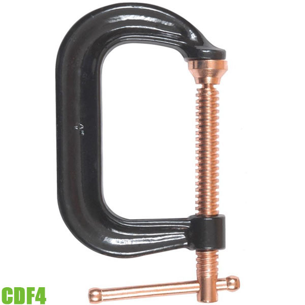 Kẹp chữ C, độ mở 0-205mm, lực kẹp 18000 N.