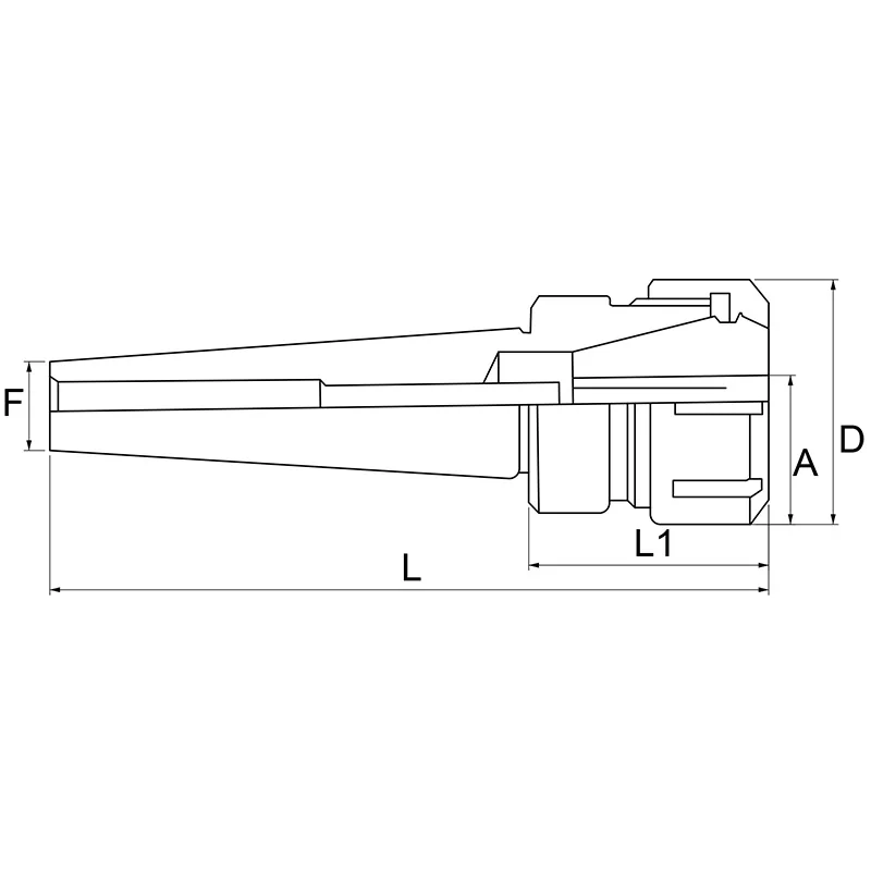 Bầu kẹp collet ER32 chuôi côn Morse FERVI 3-CM, MT2 đến MT4 thumbnail 2