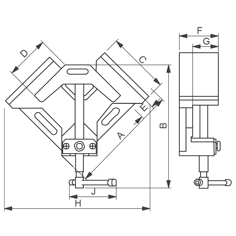 Kẹp đặc biệt cho hàn 90° thumbnail 2