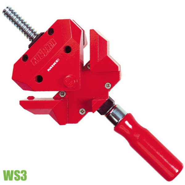 Kẹp góc vuông BESSEY WS3, size 2x55mm độ sâu ngàm cặp 30mm