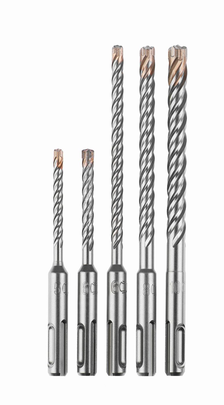 Khoan búa SDS-Plus HELIX, bộ 5 cái