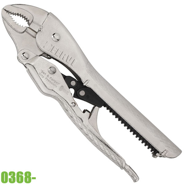 Kìm bấm chết ngàm cong 0368-, dài 160-230mm FERVI Italia