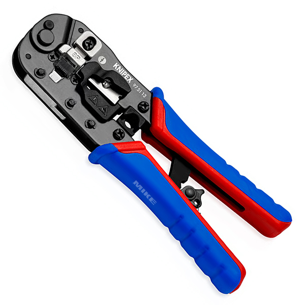 Kìm bấm đầu mạng đa năng Knipex 97 51 13, đầu RJ45 - 8 poles