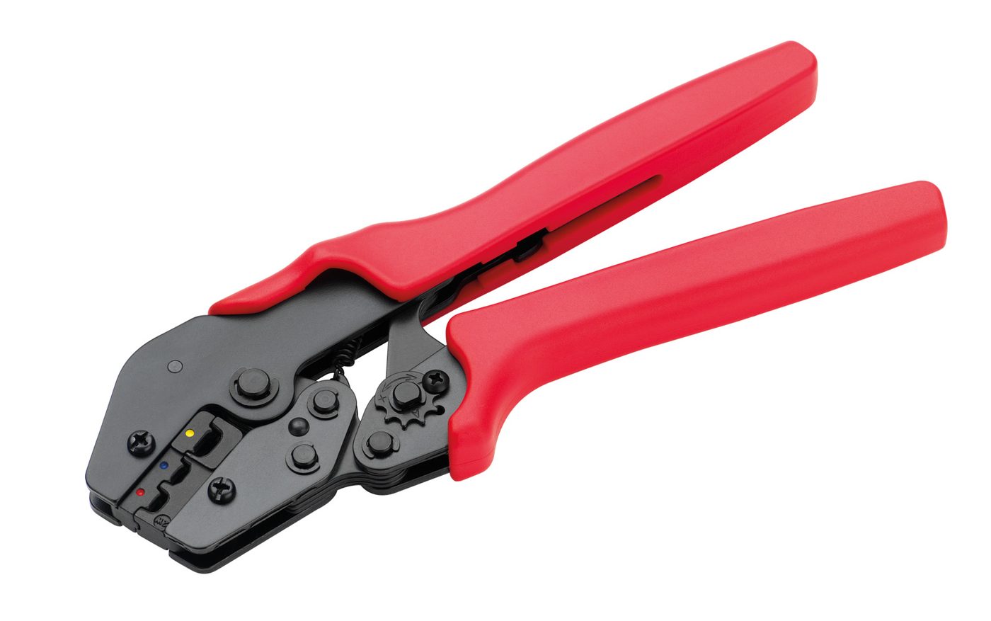 Kìm bấm kim cương cho đầu nối cáp cách điện, bấm oval