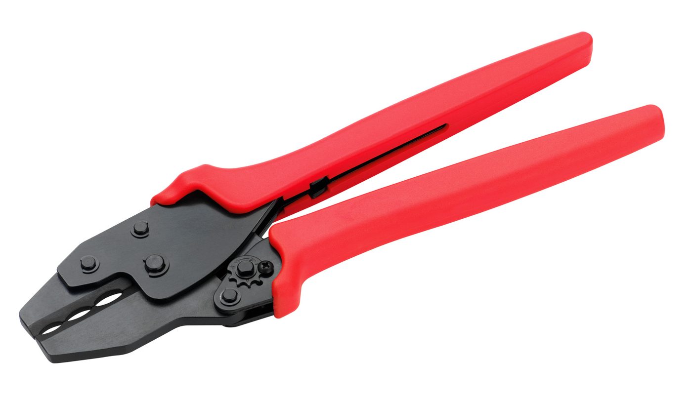 Kìm bấm kim cương cho đầu nối cáp cách điện, bấm oval, 6.0 - 16 mm²