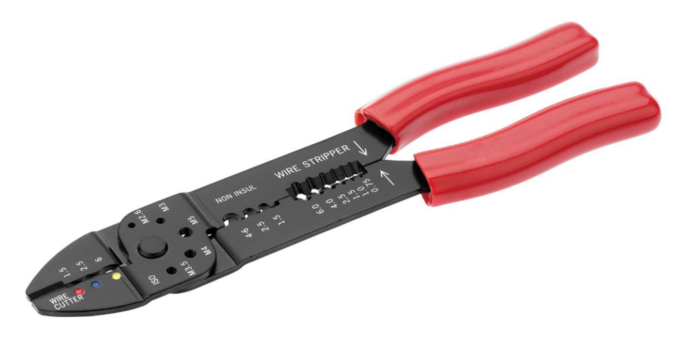 Kìm bấm kinh tế, cho đầu cáp cách điện và không cách điện, 0.5 - 6 mm²