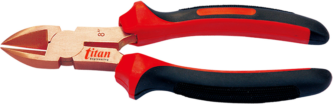 Kìm cắt cạnh 248, cán nhựa đúc, hợp kim Cu-Be chống cháy nổ