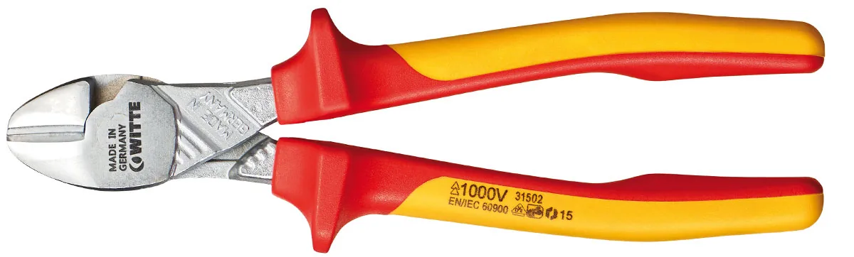 kìm cắt cạnh cách điện 1000v 31502 witte