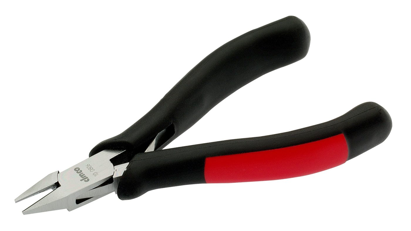 Kìm cắt cạnh điện tử, đầu nhọn, phẳng, có lưỡi cắt