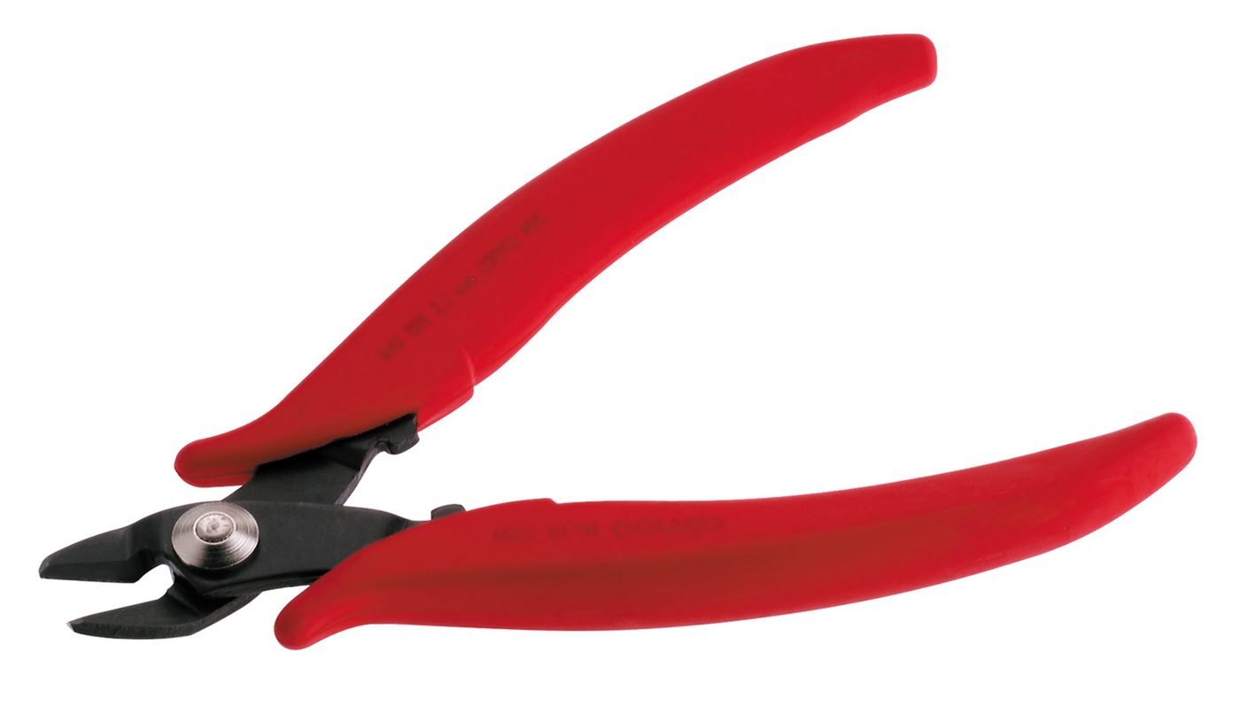 Electronic power diagonal cutters without cutting edge