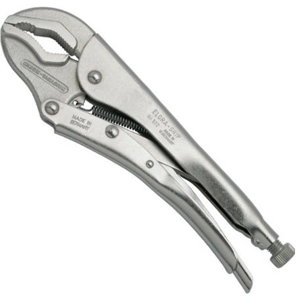 Kìm chết ELORA 502, ngàm kẹp hình số 8. Made in Germany