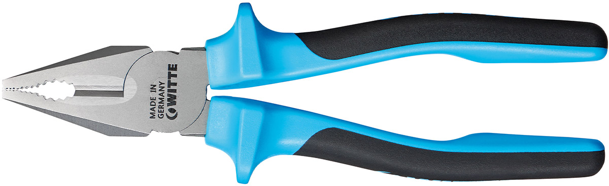 31532-Kìm đầu bằng 180mm, kìm đa năng cán nhựa Pro WITTE